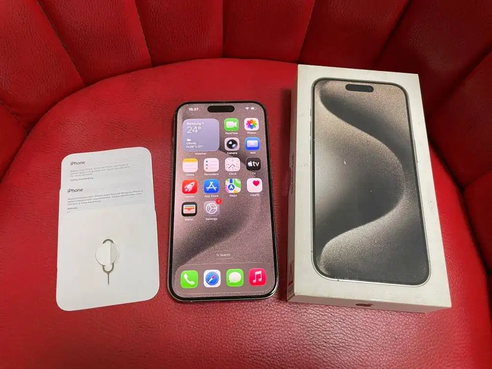 iPhone 15 Pro 128gb Natural Titanium iBox Digimap ID/A Fullset Ori