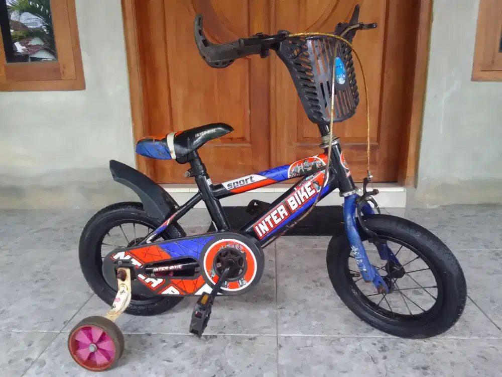 Sepeda anak 12, untuk usia 3/4 tahun
