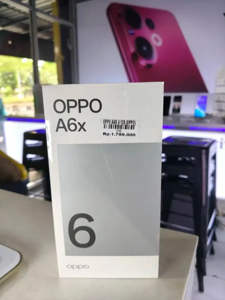 Oppo A6x 4/128 garansi resmi 1tahun Atlantis dahsyat