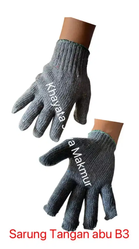 Sarung Tangan proyek(lusinan).. benang3..Exavator