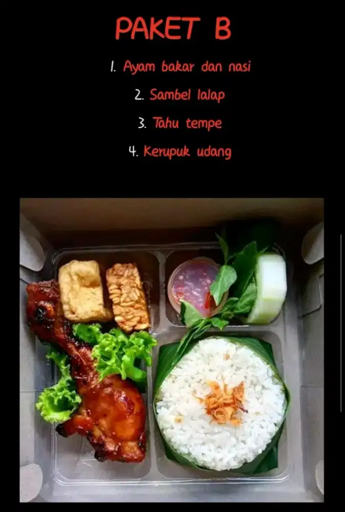 Nasi box/cattering