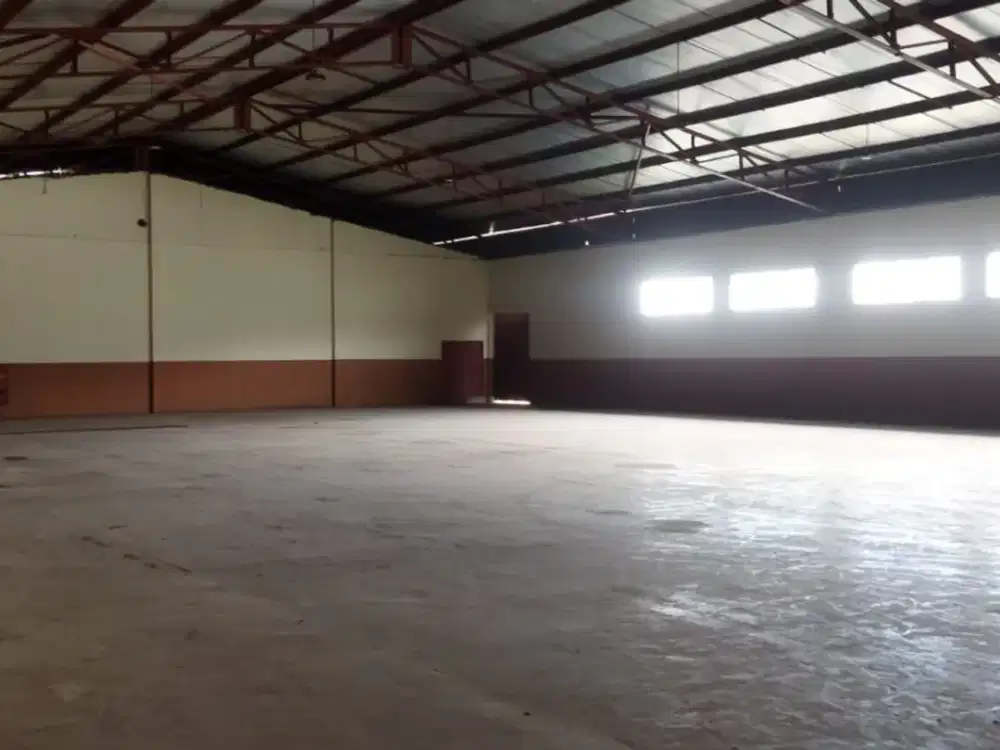 GUDANG DI SEWAKAN CEPAT 3.300M2 AKSES KONTAINER 40FT