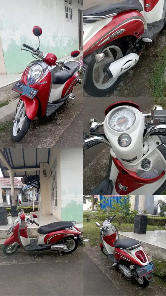 Honda Scoopy 2012 merah putih
