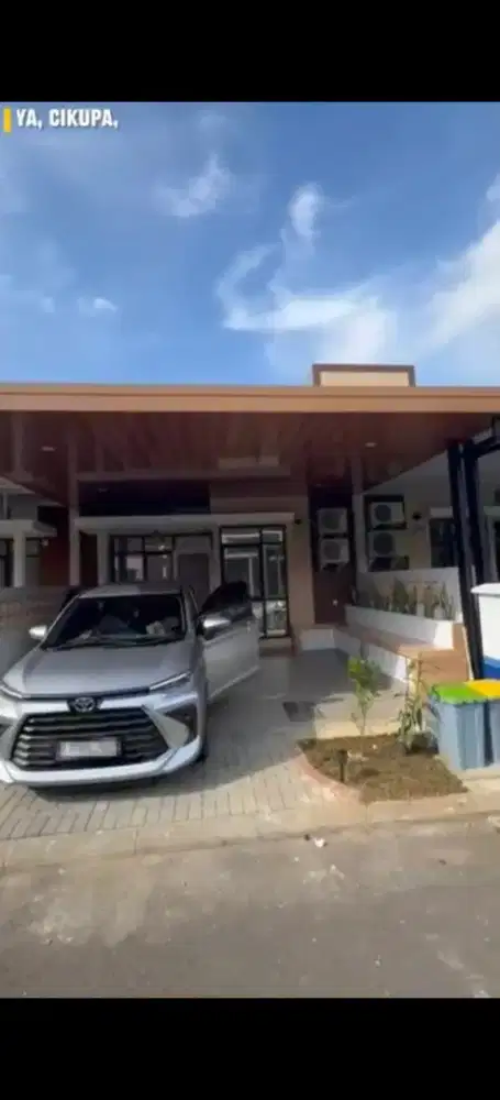 Di sewakan pertahun. Rumah baru. 2 kamar  citra raya Tangerang cikupa