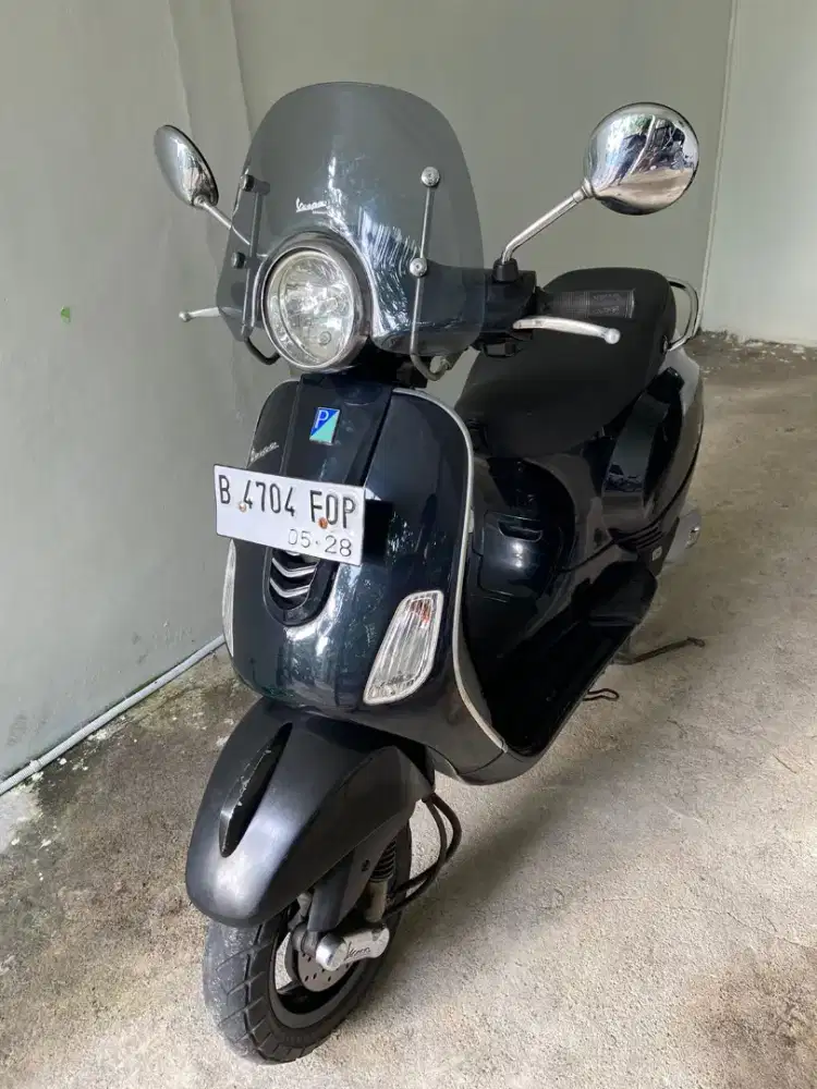 Dijual Piaggio Vespa LX 125 2018 Black Matte (Milik Pribadi)