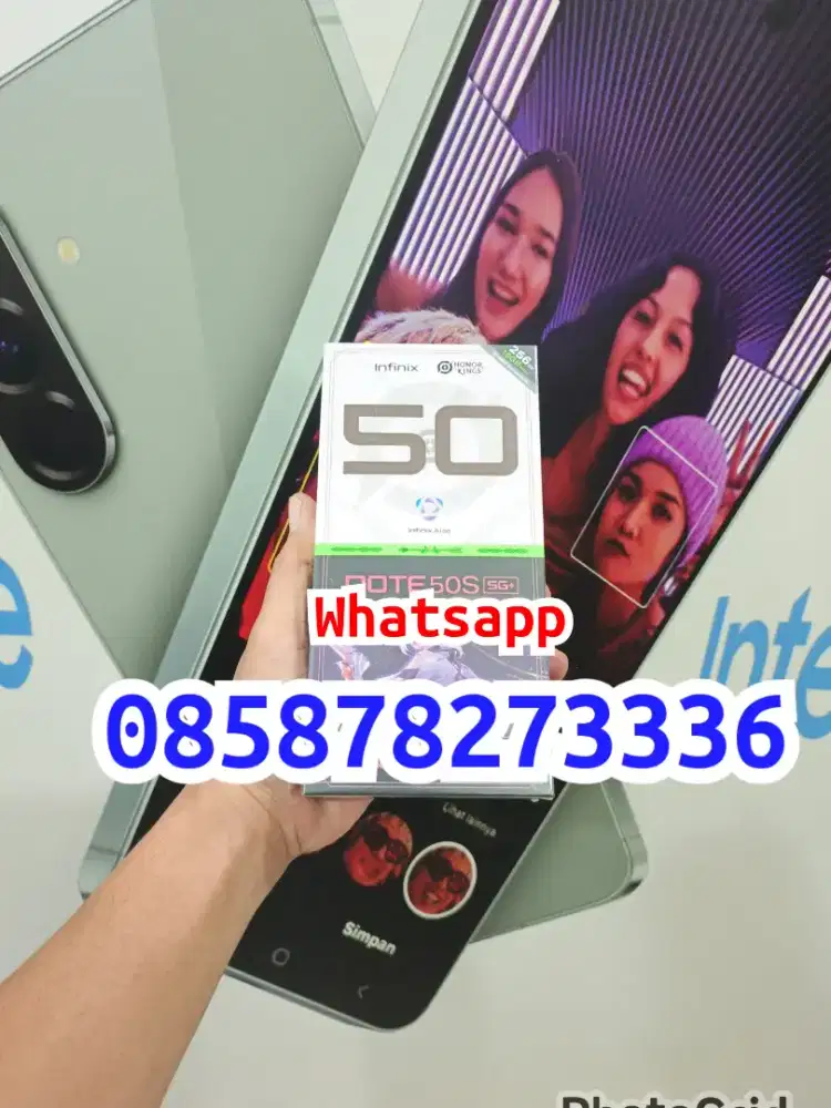 Berminat sikahkan WA Infinix Note 50s 5G 8+8/256 Garansi resmi 1thn