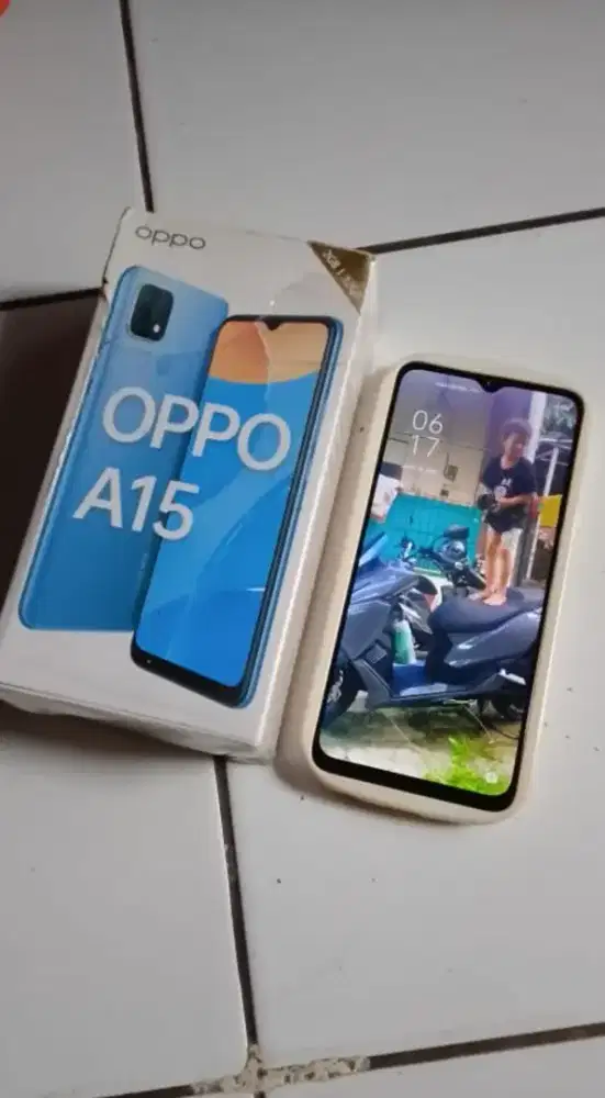 Oppo A15 komplit normal