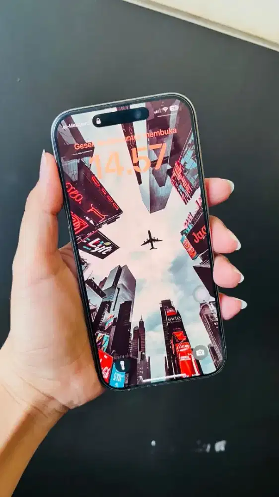 jual aja nii 15 pro 128gb, ex ibox.