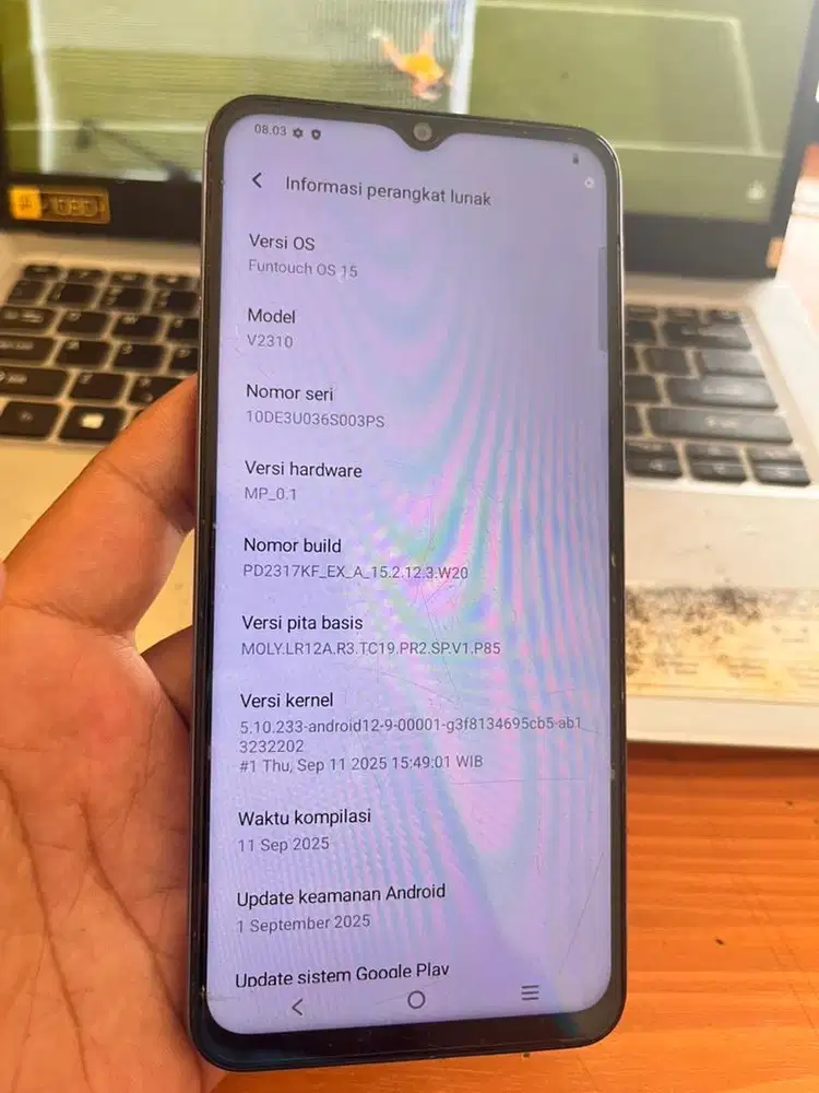 Handphone VIVO Y17s 6/128