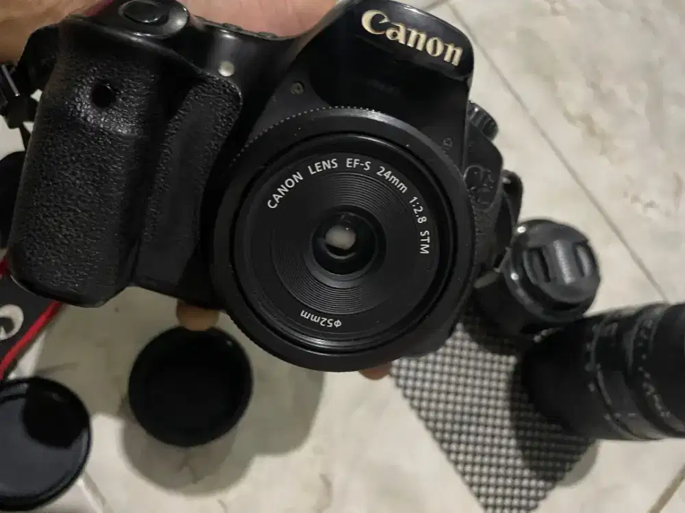 kamea DSLR eos 60D + 3 lensa