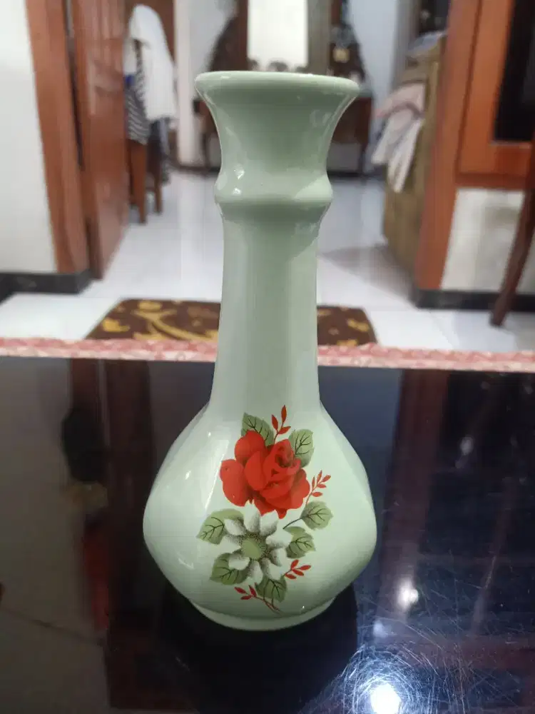 Jual vas bunga warna hijau muda