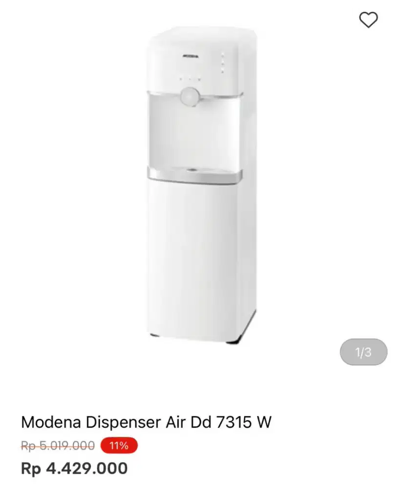 MODENA DISPENSER GALON BAWAH DD 7315W