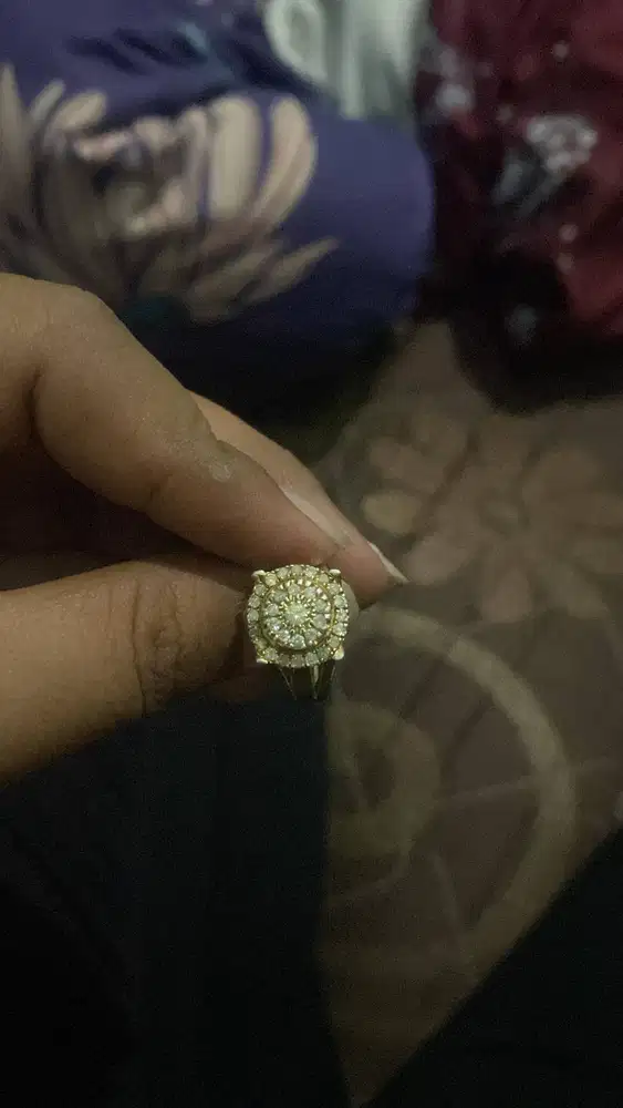 Perak di lapisi berlian benjar