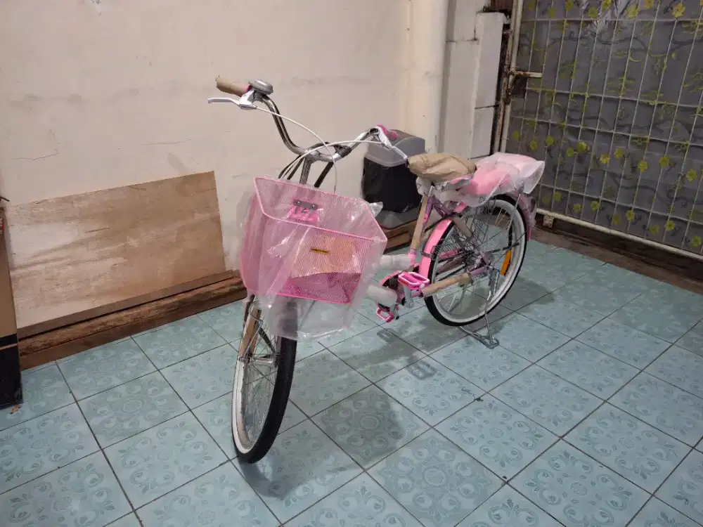 Sepeda Mini Keranjang 24 inch Class X Barbie by United