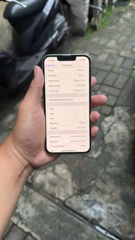 13 pro 256gb inter all operator