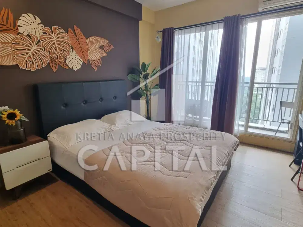 UNIT STUDIO DENGAN FULL FURNISHED DAN POOL VIEW YANG BIKIN NYAMAN DI APARTEMENT GALERI CIUMBULEUIT 3