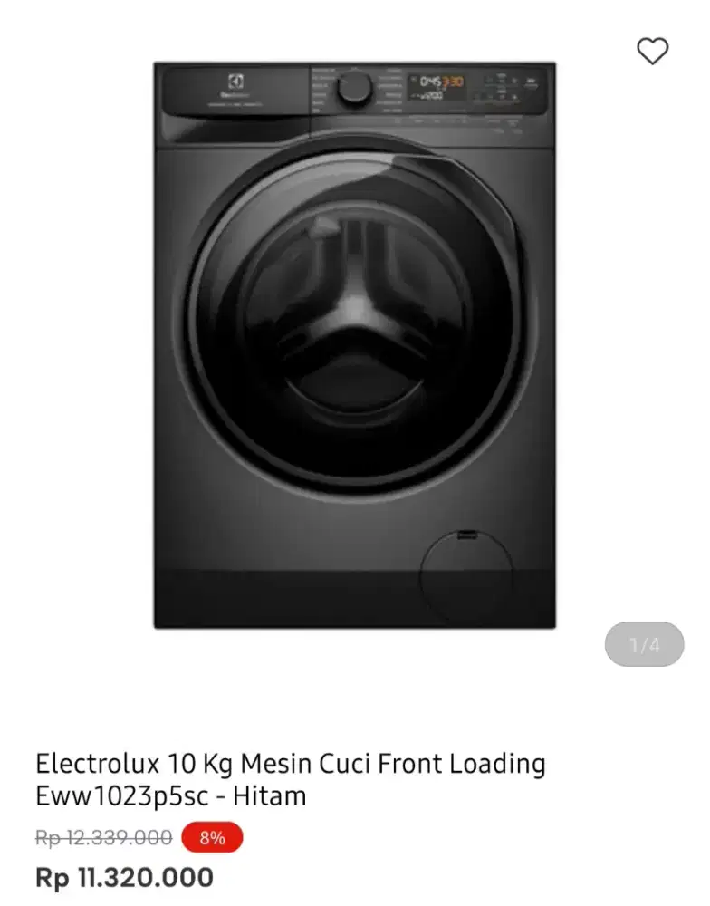 WM ELECTROLUX FRONT LOAD 10KG