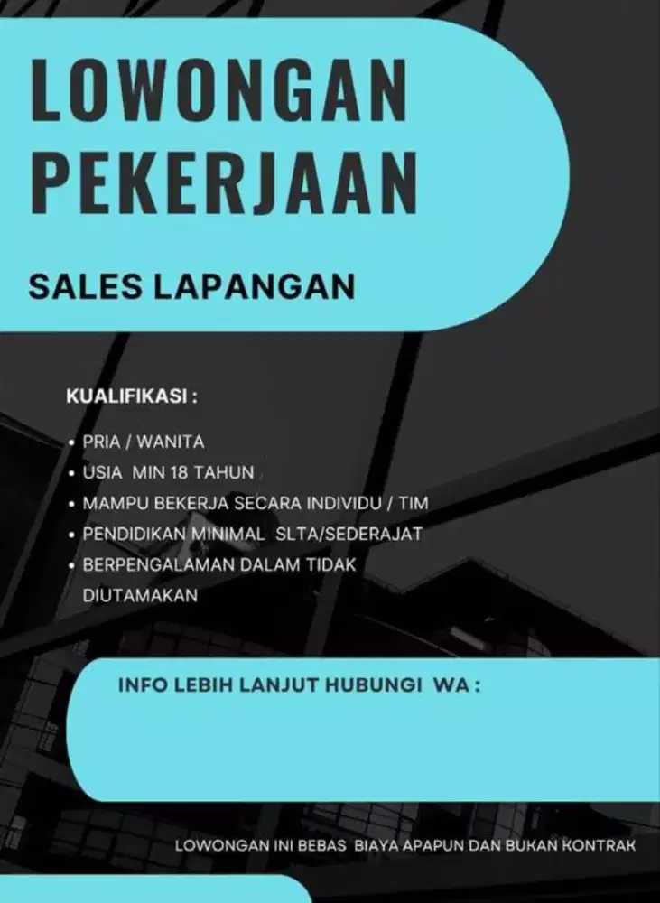 Lowongan kerja sales dan kolektor columbus