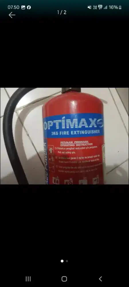 Dijual cepat apar 3kg kondisi baru