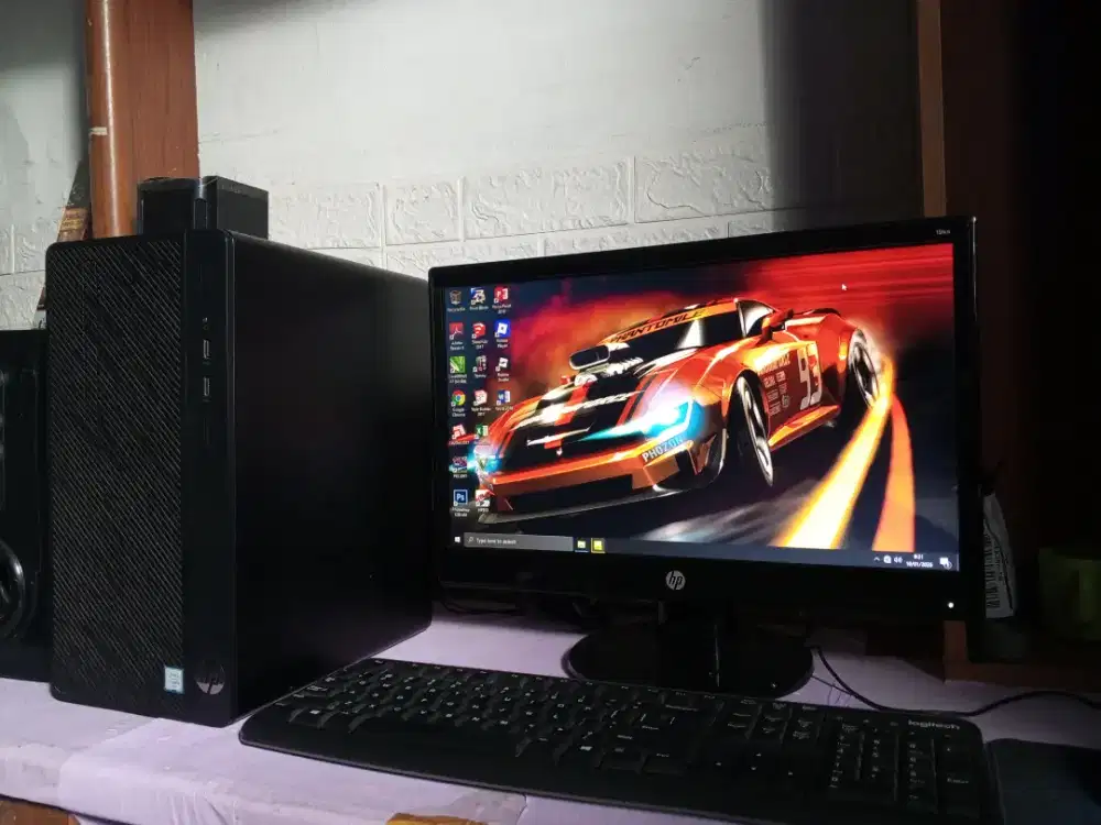 Pc HP intel core i5 6500 gen6 + ram 8gb ddr4 + monitor 19inch fullset