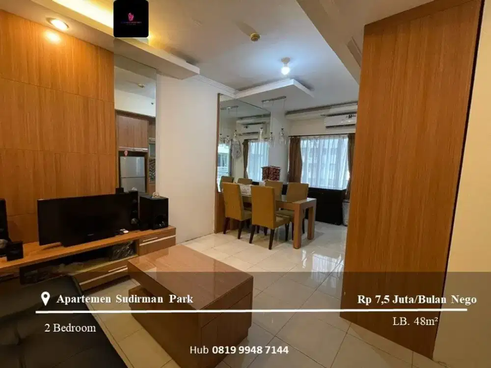 Disewakan Apartement Sudirman Park 2BR Mid Floor Full Furnished