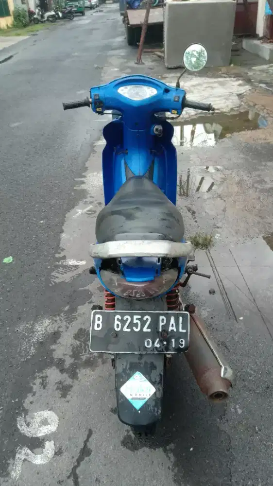 Shogun 125 lengkap off plat b