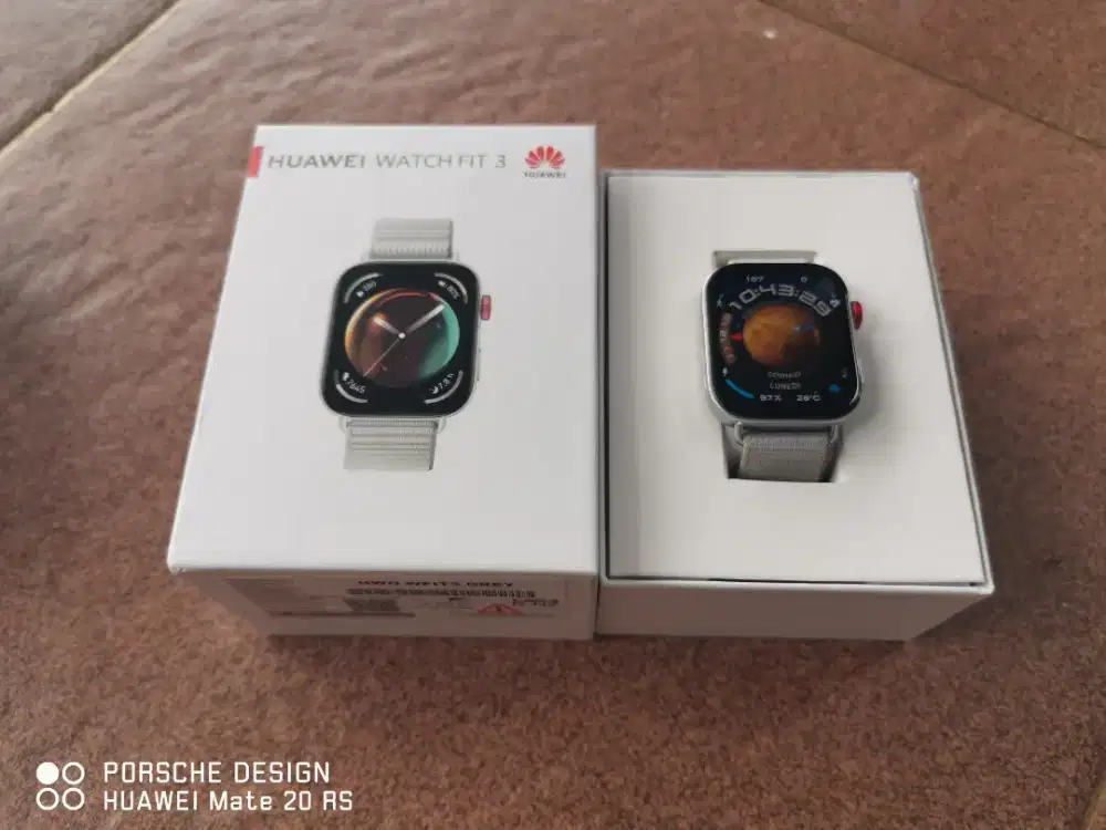 Huawei Watch Fit 3 NFC Fullset Garansi Resmi Aktif