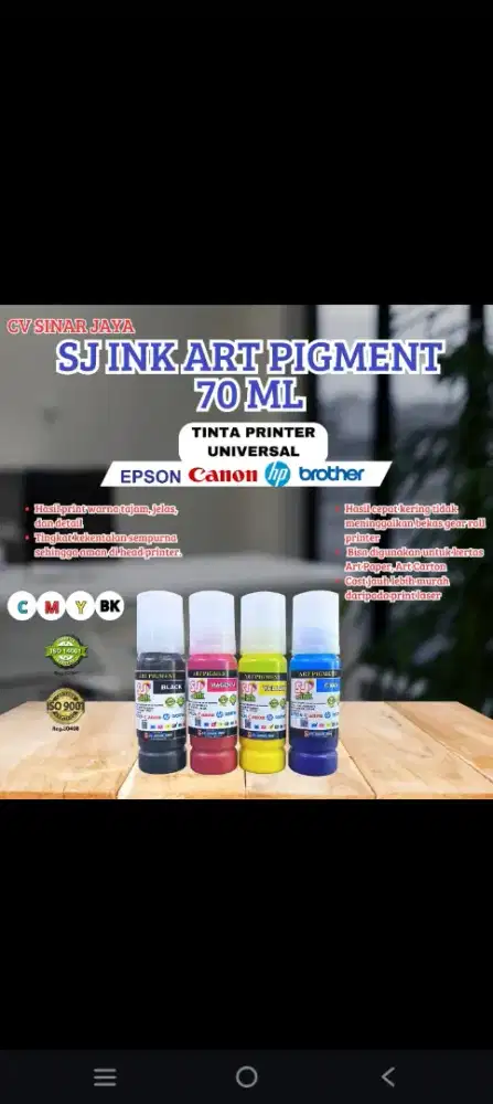 Tinta dye 664/003 semua jenis printer