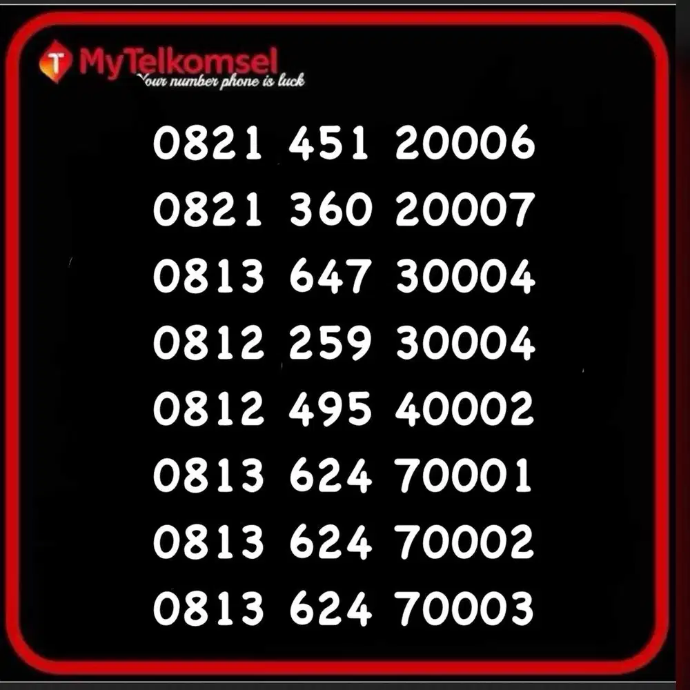 Nomer cantik simpati