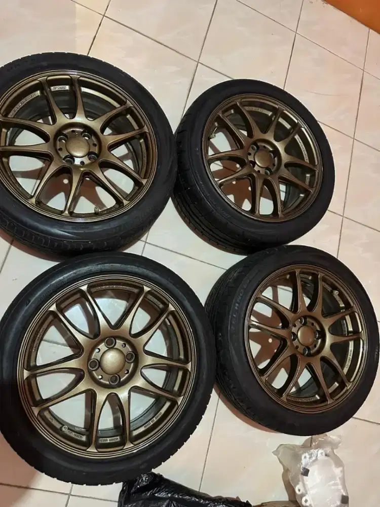 Velg ori Jepang Emotion Kiwami R17 4x100