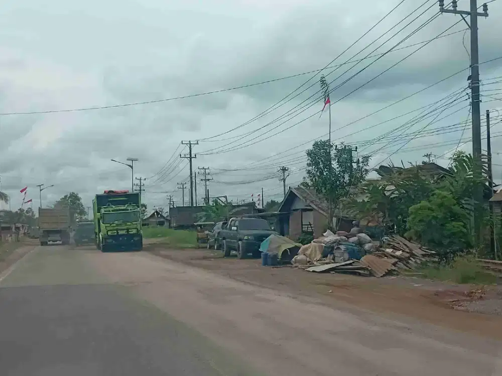 Tanah ± 60 Ha Pabrik gudang pool banyuasin palembang murah dermaga