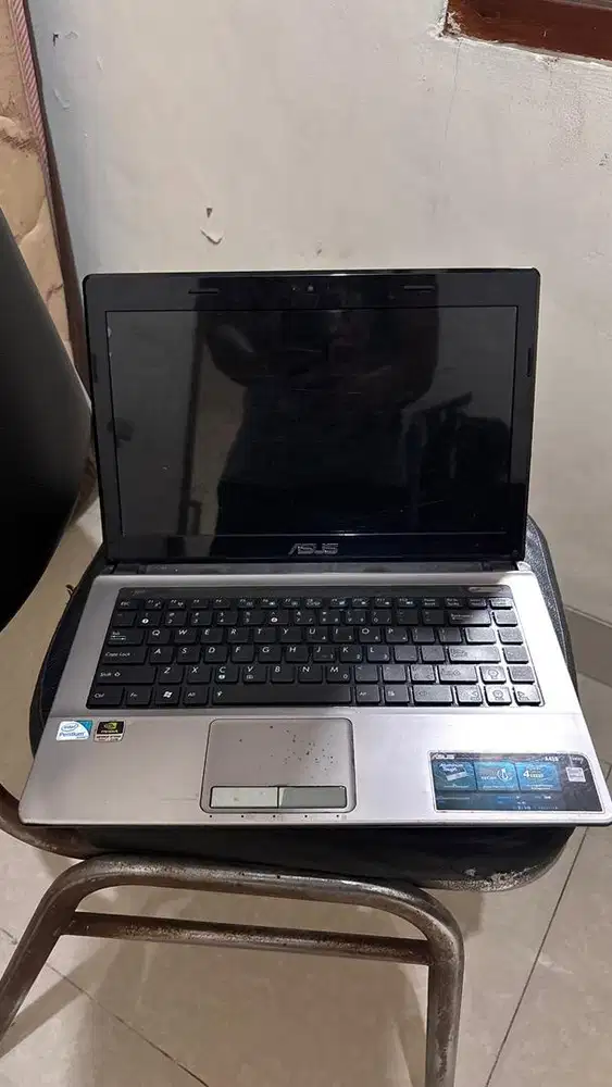 Laptop ASUS A43S mati karena kondisi batre bocor