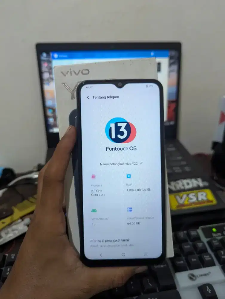 Vivo y22 ram 4/64