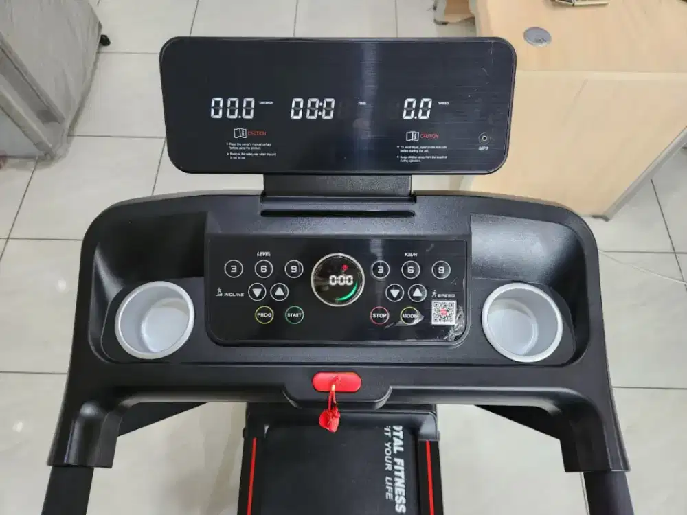 Barang ready ya Treadmill elektrik dan bonus sit up bench