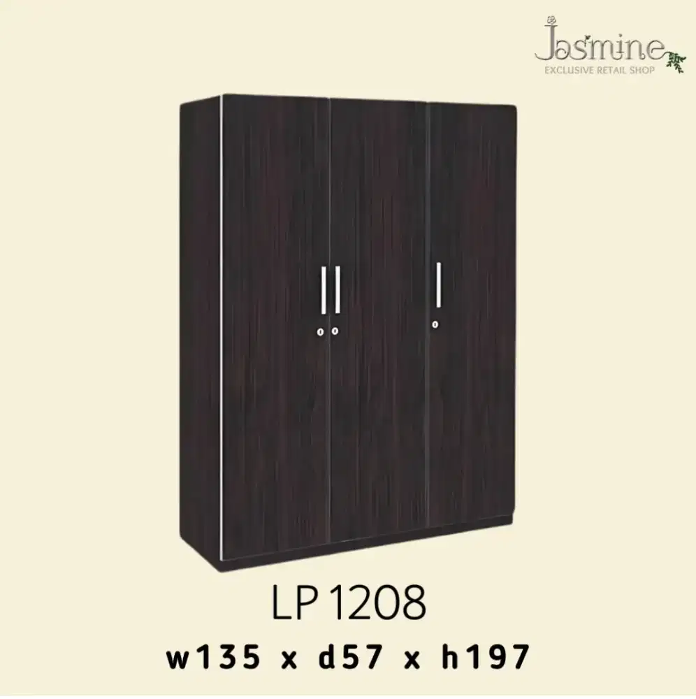 Lemari Pakaian 3 Pintu (LP 1208)