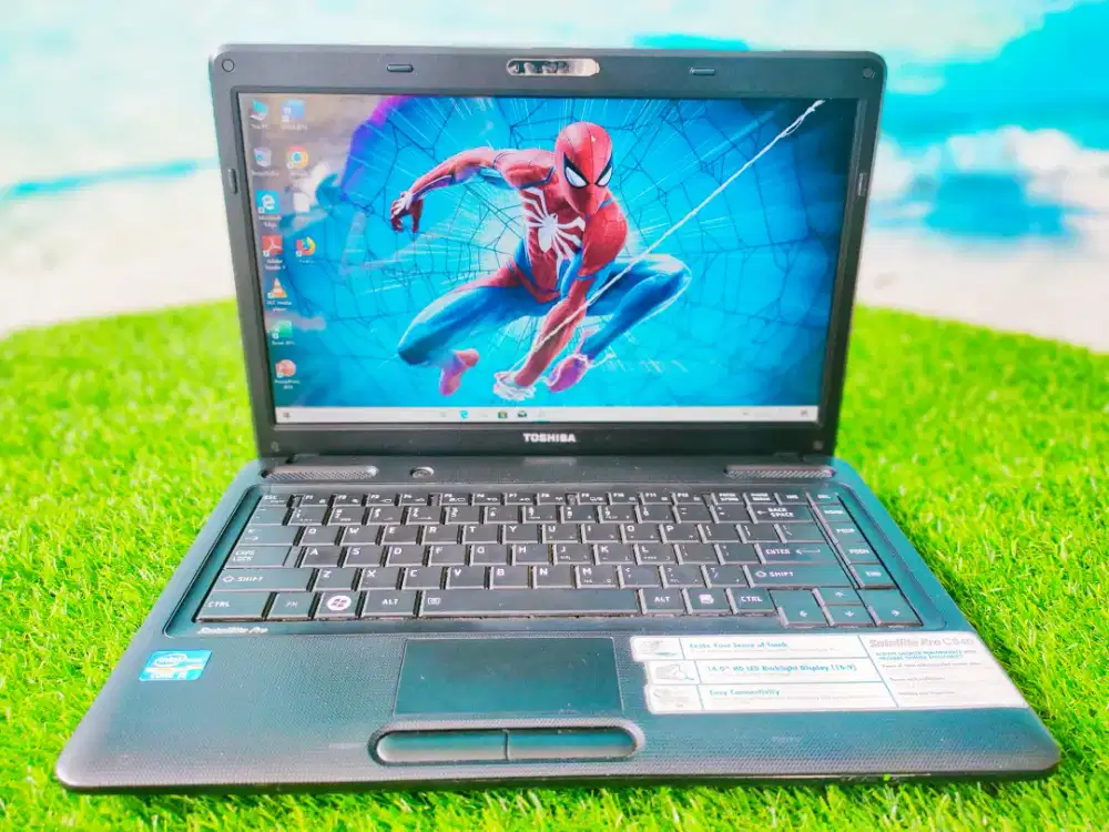 LAPTOP TOSHIBA C640 i5 8GB SSD 128GB & HDD320GB DESIGN CODING NGEBUT