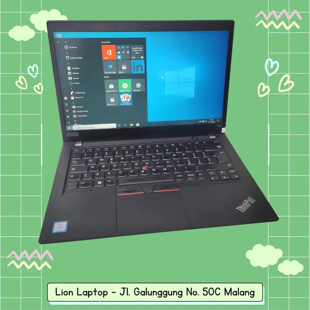 RAM 16GB i5 Gen 8 SSD 256GB Lenovo Thinkpad T490 [12|01]