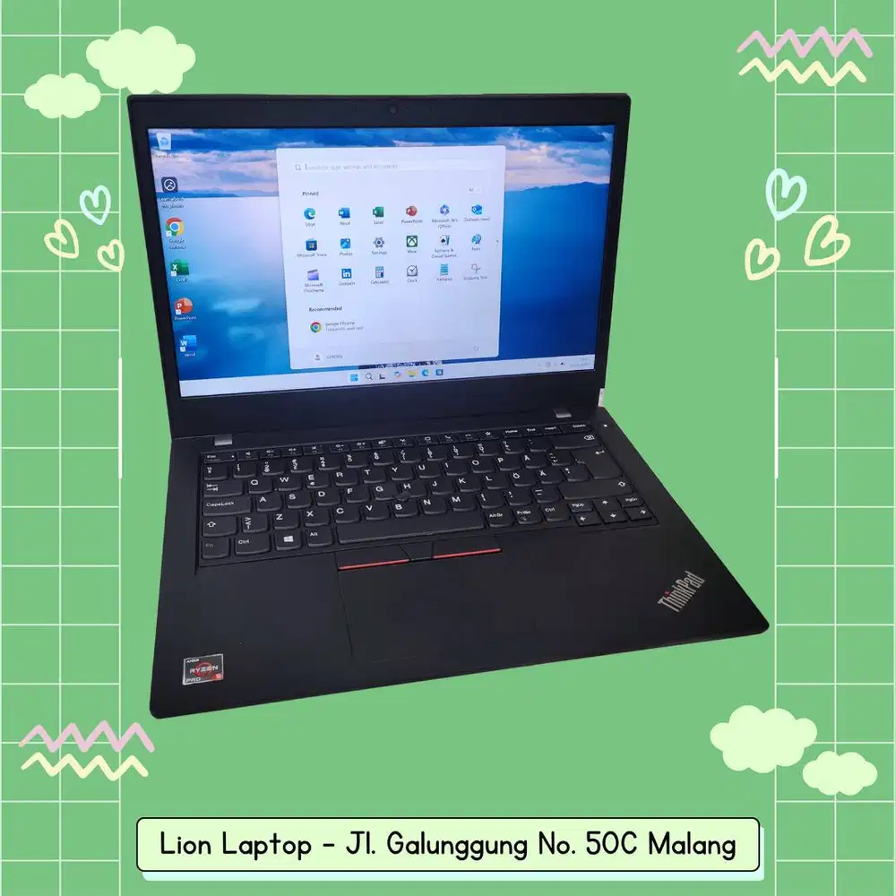 Gaming/Editing AMD Ryzen 5 PRO 8/256 MULUS Lenovo Thinkpad L14 [12|01]