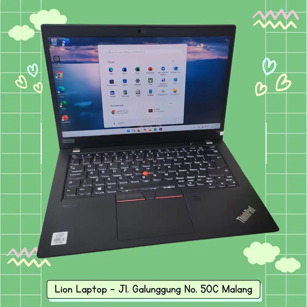 Core i5 Gen 10 slim mulus RAM 8GB SSD 256 Lenovo Thinkpad X13 [12|01]