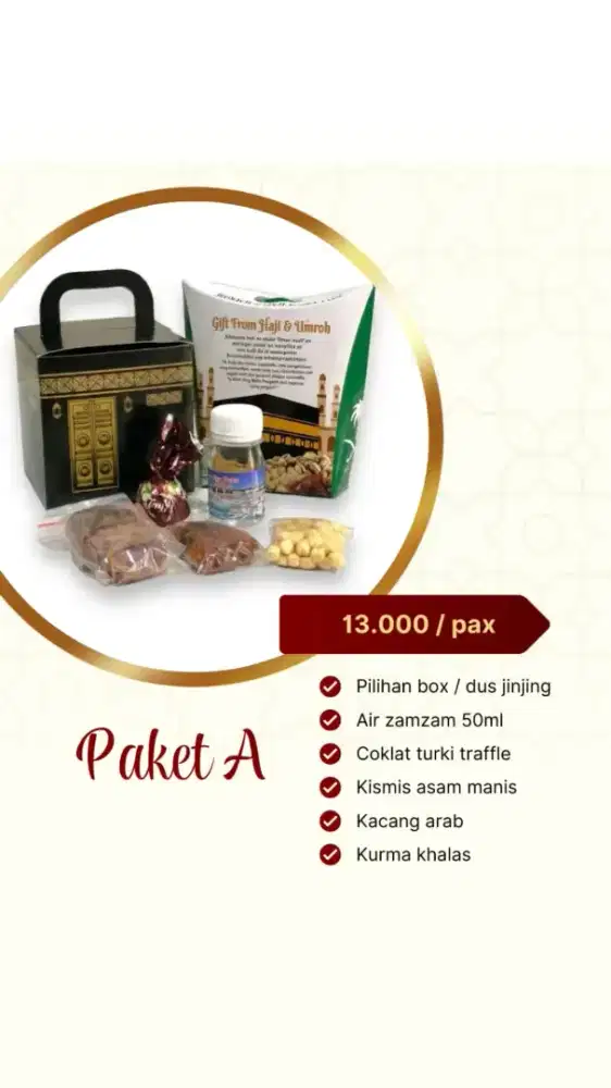 Paket Oleh Oleh Haji Umroh