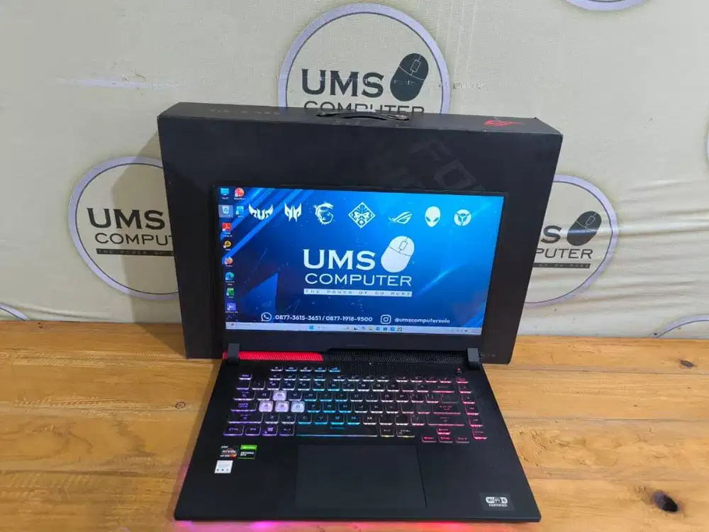 ASUS ROG STRIX G513IH RYZEN 7 4800H Ram 16GB SSD 512GB GTX 1650