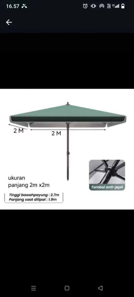 Payung jualan/payun outdoor