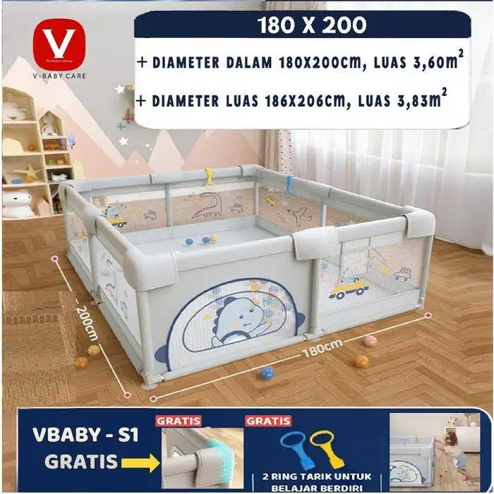 V-BABY CARE Bedrail Pagar Pengaman kasur tempat tidur bayi VBABY-S1/S0