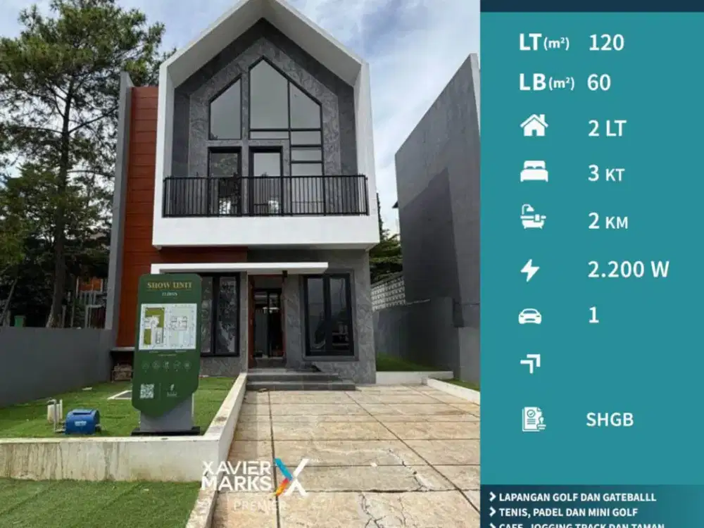 Dijual Rumah Baru View Pegunungan di Batu Panorama