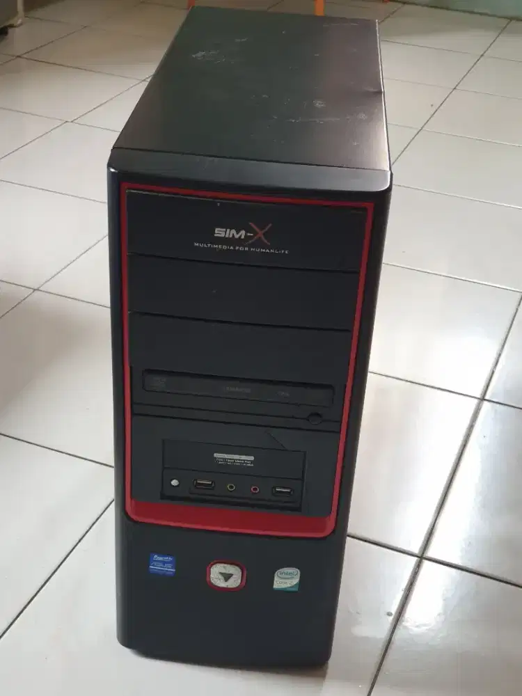 PC Komputer Core 2 Duo Tanpa Hdd dan Power Supply