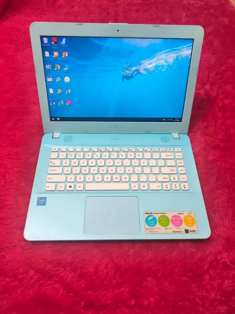 DIJUAL LAPTOP ASUS X441SA SLIM,KENCANG.INTEL CELERON,RAM 2 GB,HDD320GB