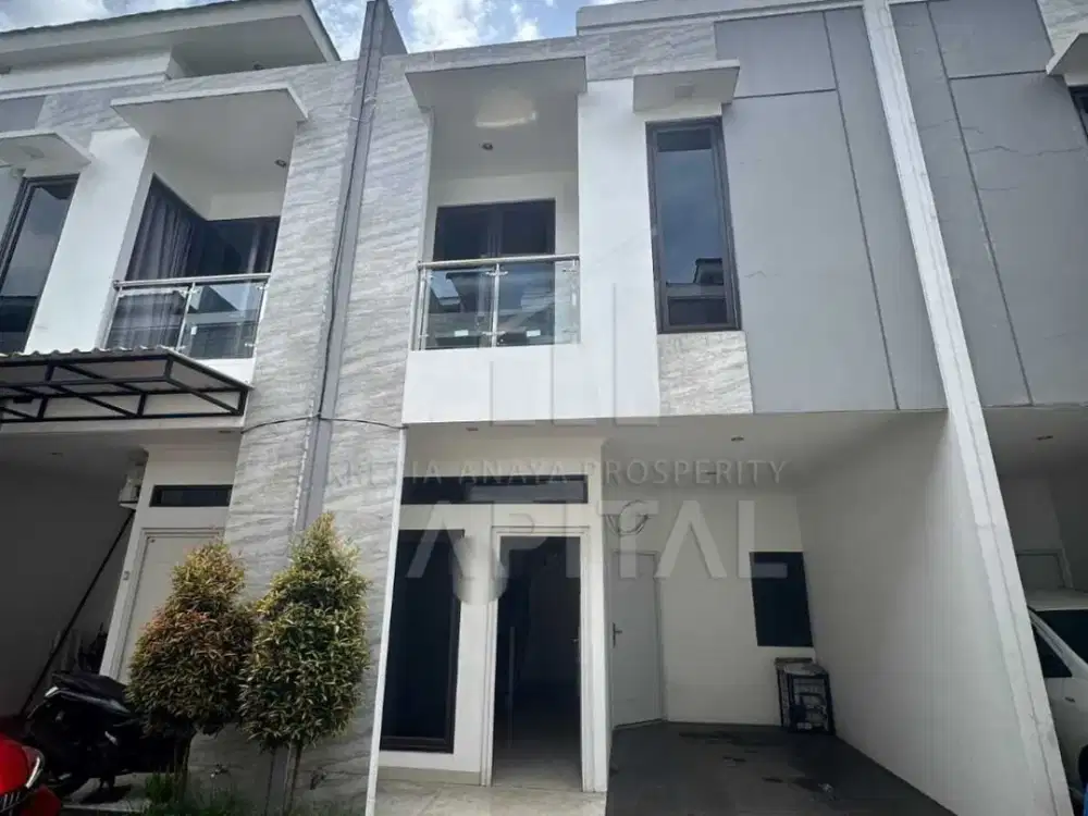 RUMAH BARU NAN MUNGIL DALAM CLUSTER TENGAH KOTA BANDUNG JALAN HAJI ALPI SAYAP SUDIRMAN