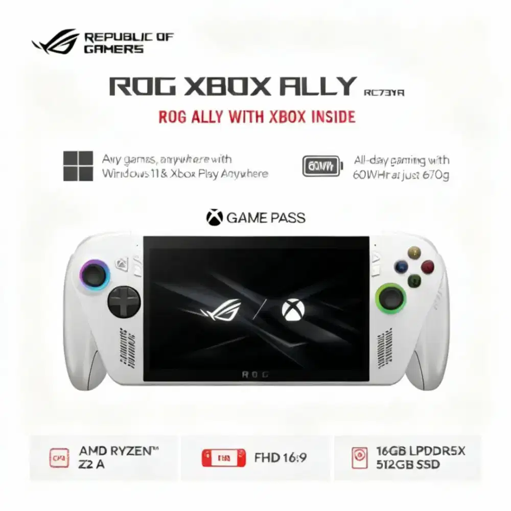 Promo Kredit Asus Rog Ally Xbox White