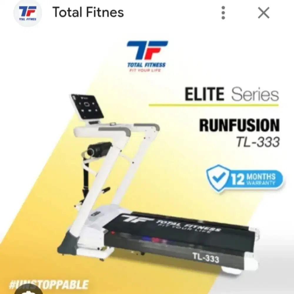 Treadmill tl 333 new FITNES