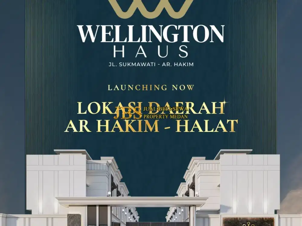 Launching!! Unit Terbatas!! Rumah Baru di Komplek Wellington Haus Jalan Sukmawati - AR Hakim, Medan